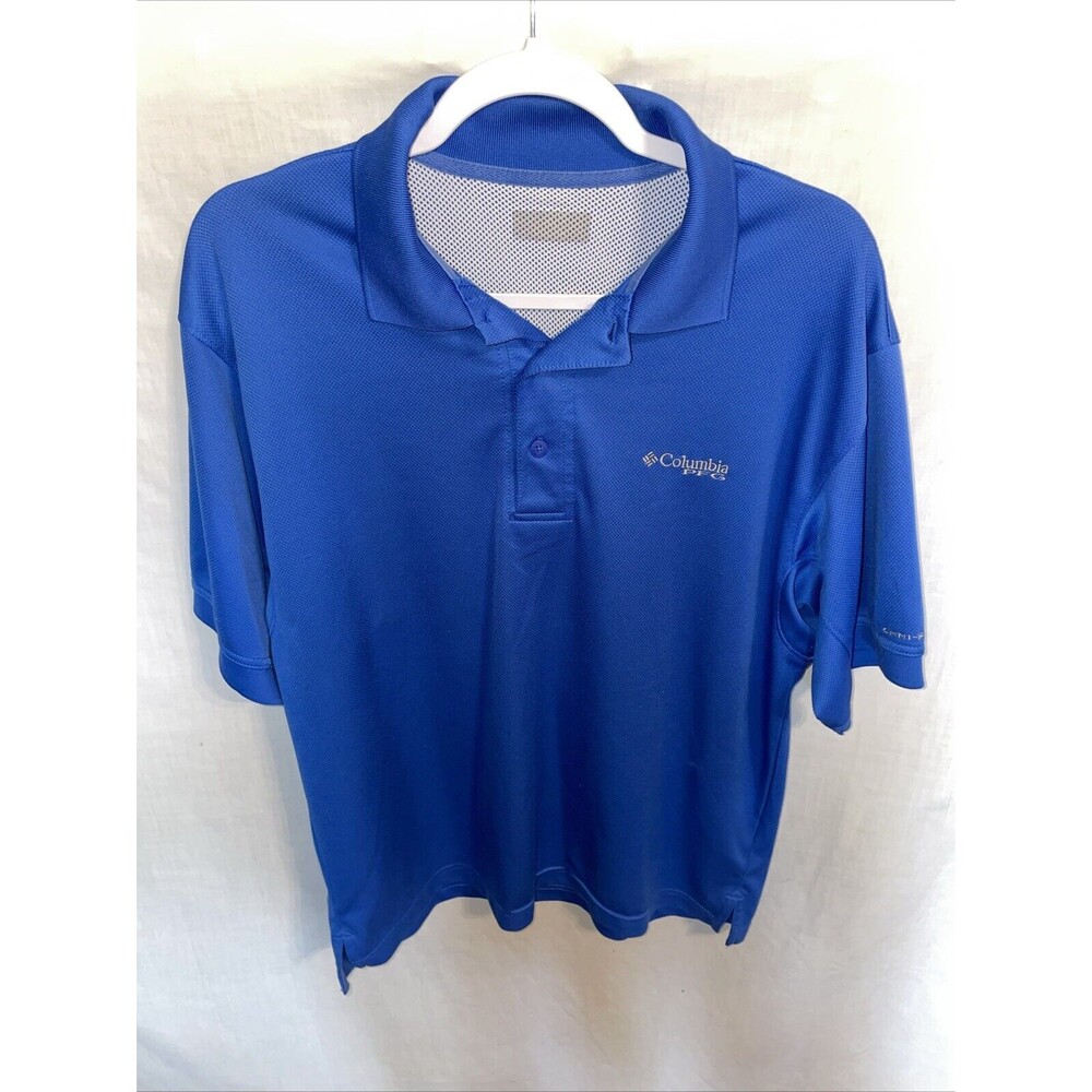Columbia Men’s PFG Fishing Shirt Size Medium Blue Outdoors Activewear River